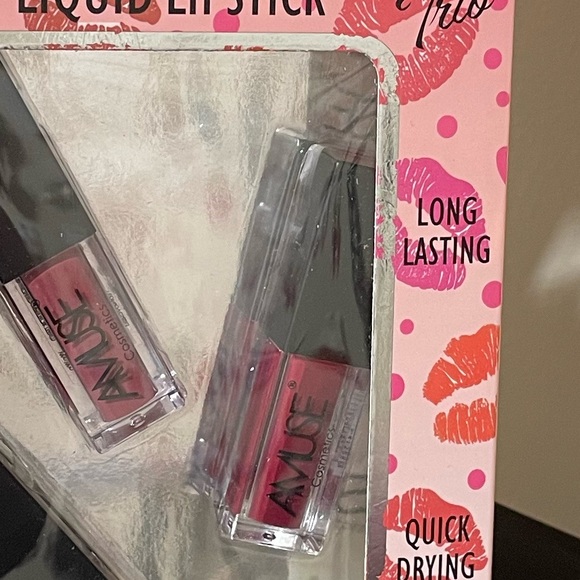 🎉❤️ HOST PICK! NEW Matte Finish Liquid Lipstick Trio Set - Picture 2 of 5